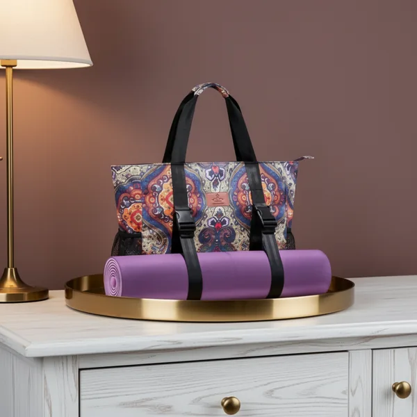 Heathyoga Multi-Functional Yoga Mat Carrier Gym Tote Bag