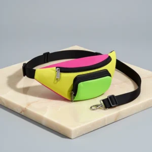 Xuniea 80s 90s Neon Fanny Pack