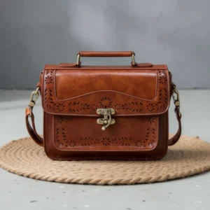 ECOSUSI Women PU Leather Satchel