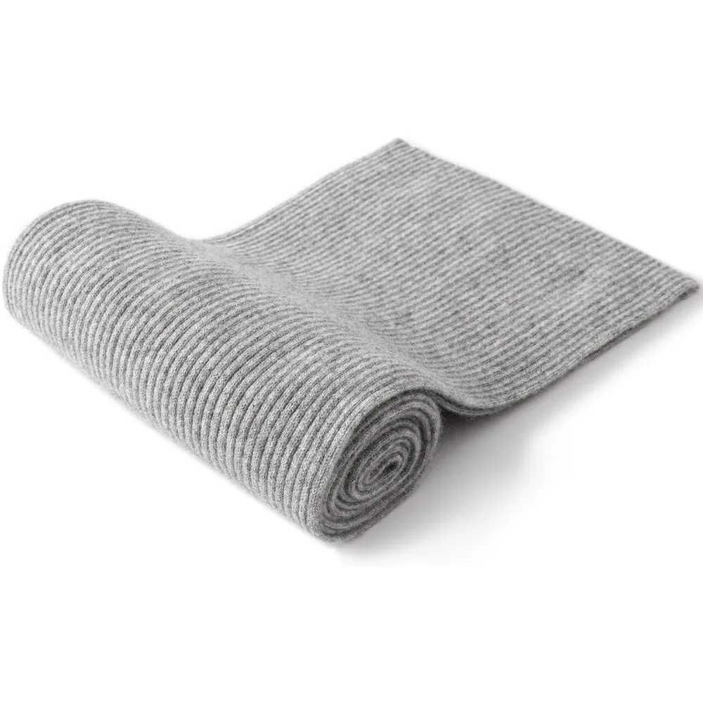 Villand cashmere scarf in Light Gray, photo 3