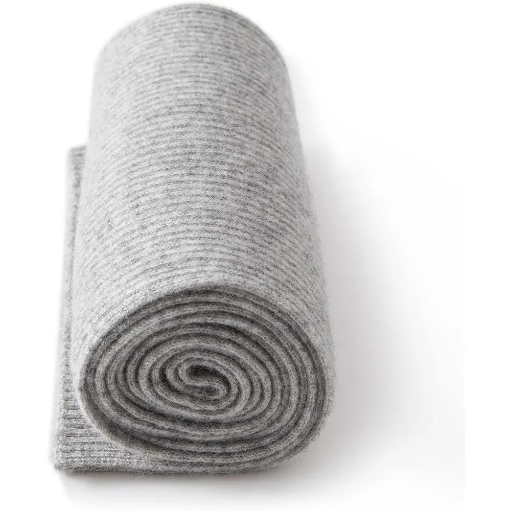 Villand cashmere scarf in Light Gray, photo 5