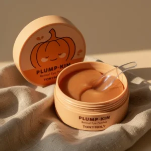 TONYMOLY Plump-Kin Pumpkin Retinol Under Eye Patch Dark Circles, 30 Pairs