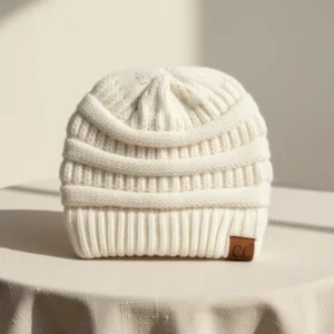 CC Classic Winter Fall Trendy Chunky Stretchy Cable Knit Beanie