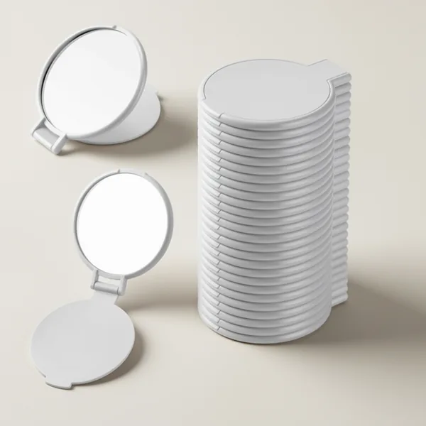 Yalikop Compact Mirror, 72 Pieces, White