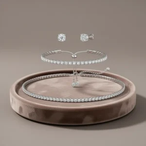 HAXIYA Tennis Necklace