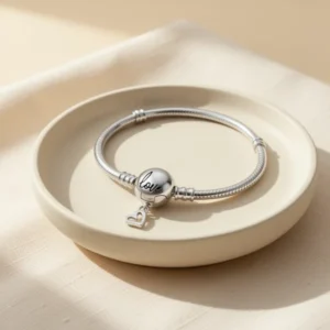 KUNSIR 925 Sterling Silver Snake Chain Bracelet