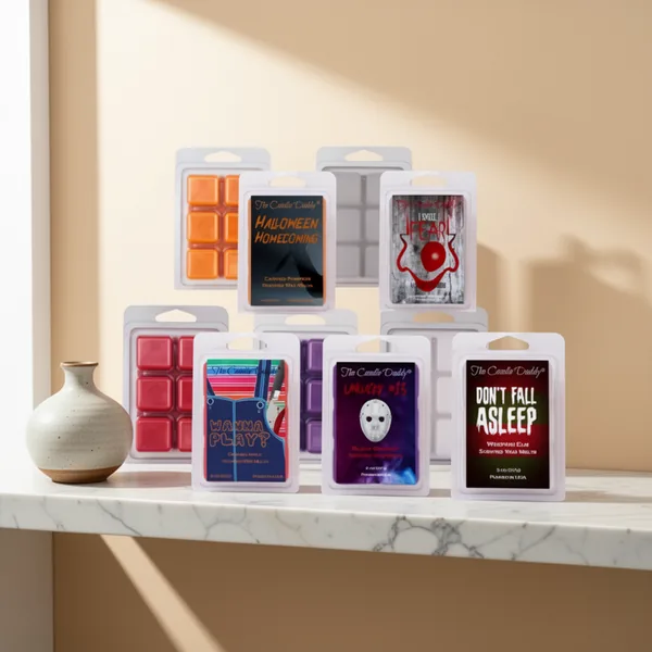 The Candle Daddy Halloween Horror Movie 5 Amazingly Spooky Wax Melts, 5-Pack