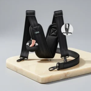 ZINZ 77 Inch Shoulder Strap, Black