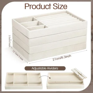 Kenning Stackable Jewelry Organizer, 16 Pieces
