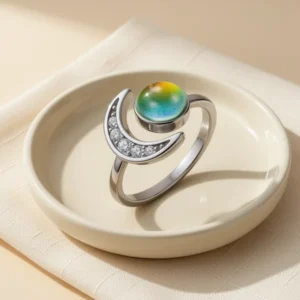 ADRAMATA 925 Sterling Silver Mood Ring