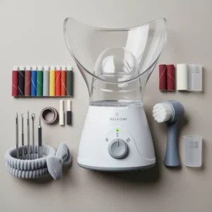 Bella Ciao Face Steamer Facial Kit, 11 Pieces