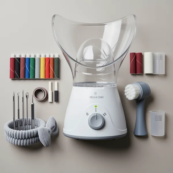 Bella Ciao Face Steamer Facial Kit, 11 Pieces