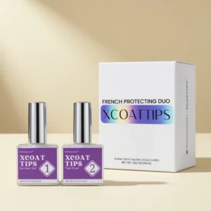 BTArtboxnails XCOATTIPS French Protection Duo Builder Gel, 15 ml