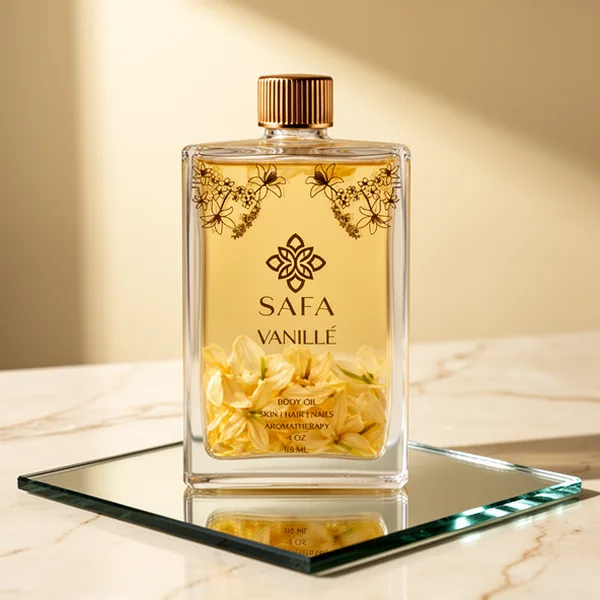 SAFA Organic Vanilla Body Oil, 118 ml
