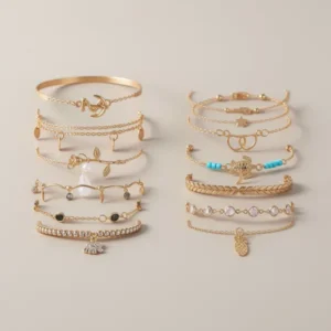 FASACCO Ankle Bracelets for Women, 20 Pieces