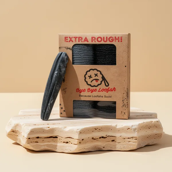 Extra Rough Exfoliating Washcloth Extreme Body & Back Scrubber