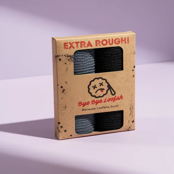 Extra Rough Exfoliating Washcloth Extreme Body & Back Scrubber