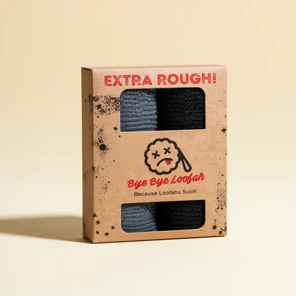 Extra Rough Exfoliating Washcloth Extreme Body & Back Scrubber