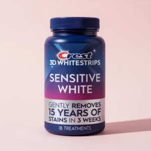 Crest 3DWhitestrips Sensitive White at-Home Teeth Whitening Kit