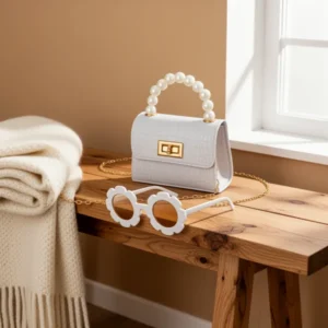 Girls Purse with Flower Sunglasses