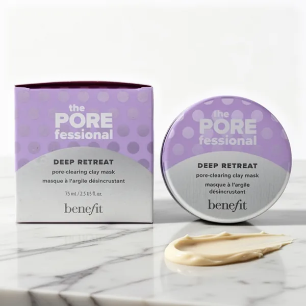 Benefit Cosmetics Deep Retreat Pore-Clearing Kaolin Clay Mask, 75 ml