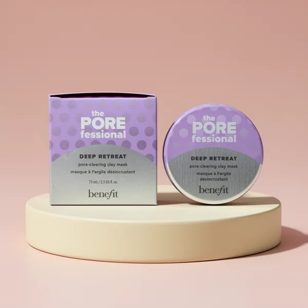 Benefit Cosmetics Deep Retreat Pore-Clearing Kaolin Clay Mask, 75 ml