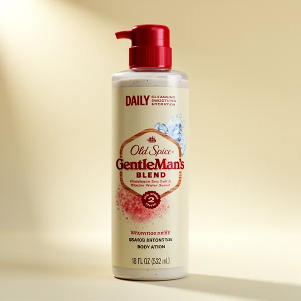 Old Spice GentleMan's Exfoliating & Moisturizing Body Wash for Men, 18 oz, 4-Pack