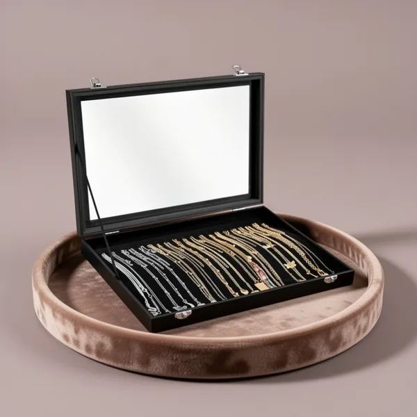 Siveit Premium Necklace Organizer, Black