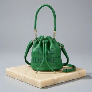 JQAliMOVV Mini Leather Bucket Bags for Women