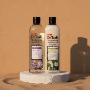 Dr. Teals Bath & Body Oil, 8.8 oz, 2-Pack