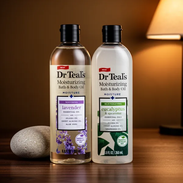 Dr. Teals Bath & Body Oil, 8.8 oz, 2-Pack