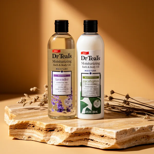 Dr. Teals Bath & Body Oil, 8.8 oz, 2-Pack
