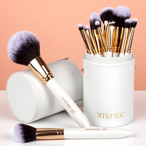 OMANIAC Makeup Brush Set Professional, White