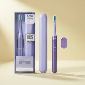 Aquasonic Icon Micro-Vibrating Sonic Toothbrush, Lilac