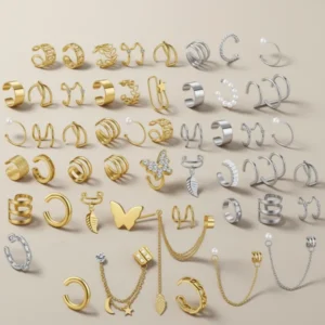 BESTEEL Ear Cuff, 66 Pieces