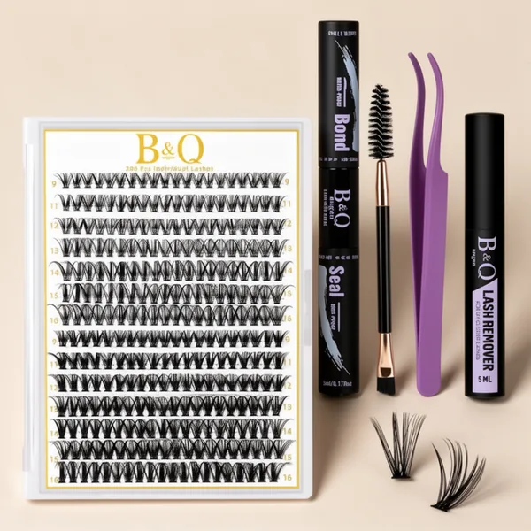 B&Q Lash Clusters, 280 Pieces