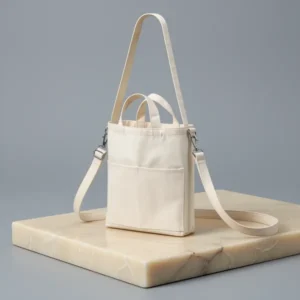 Lily Queen Natural Canvas Tote Bag, 2 Pieces