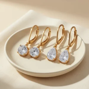 MDFUN 18K Gold Plated Dangle Earrings for Women