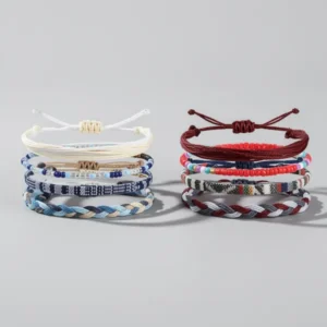 Florideco Boho Surfer Bracelet, 24 Pieces