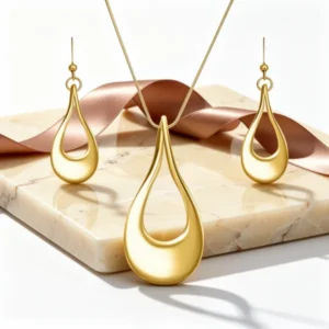 Madison Tyler Gold-Tone Silver Plated Jewelry Set for Women