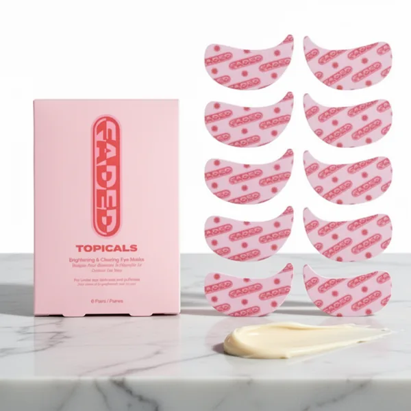 Topicals Faded Brightening Under Eye Masks, 6-Pack