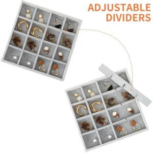 Fixwal Jewelry Organizer Trays, 5-Pack