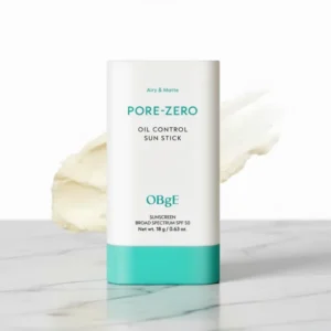 OBgE Pore Zero Matte Sunscreen Stick, 0.63 oz