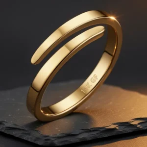 THUNARAZ 14K Gold Plated Thumb Rings for Women