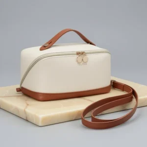 Telena Leather Make Up Bag