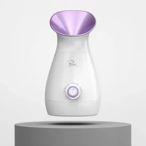 NanoSteamer Large 3-in-1 Nano Ionic Facial Steamer with Precise Temp, 5 Pieces, Lilac