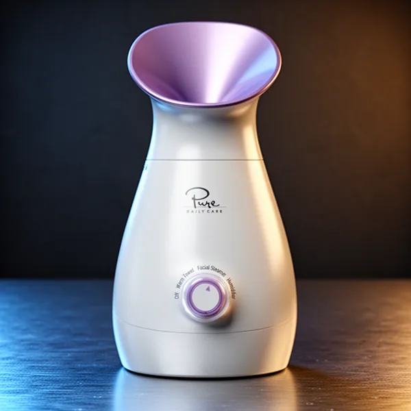 NanoSteamer Large 3-in-1 Nano Ionic Facial Steamer with Precise Temp, 5 Pieces, Lilac