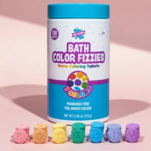 Tub Works Bath Color Fizzies & Fragrance-Free Fizzy, 150 Count