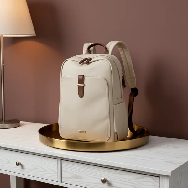 GOLF SUPAGS Laptop Backpack Purse, 16-Inch, Apricot