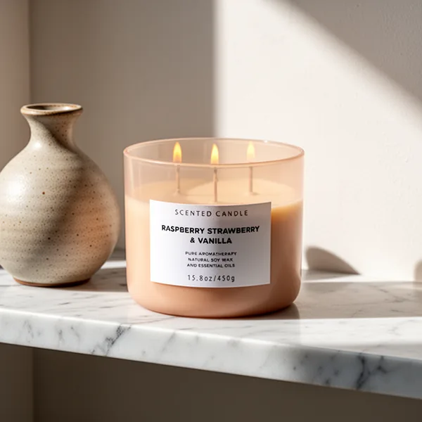 Raspberry Strawberry Vanilla Candle, 15.8 oz